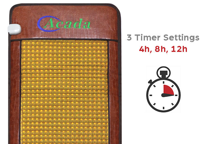 infrared heating pad with timer